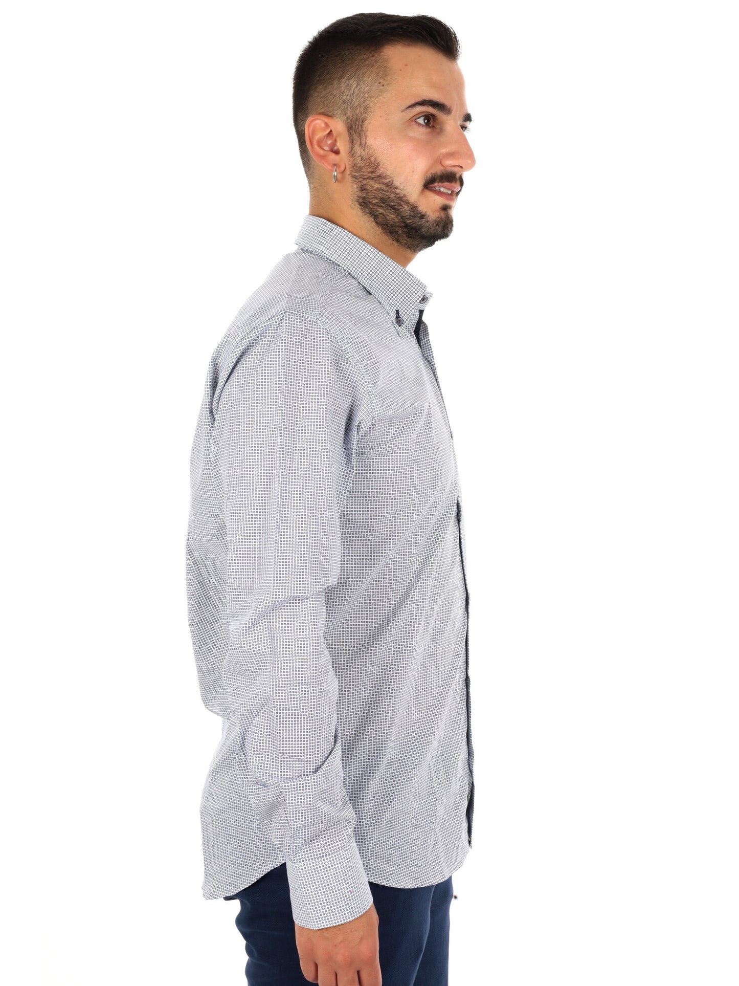 Fb Parigi 5, camicia da uomo multicolore