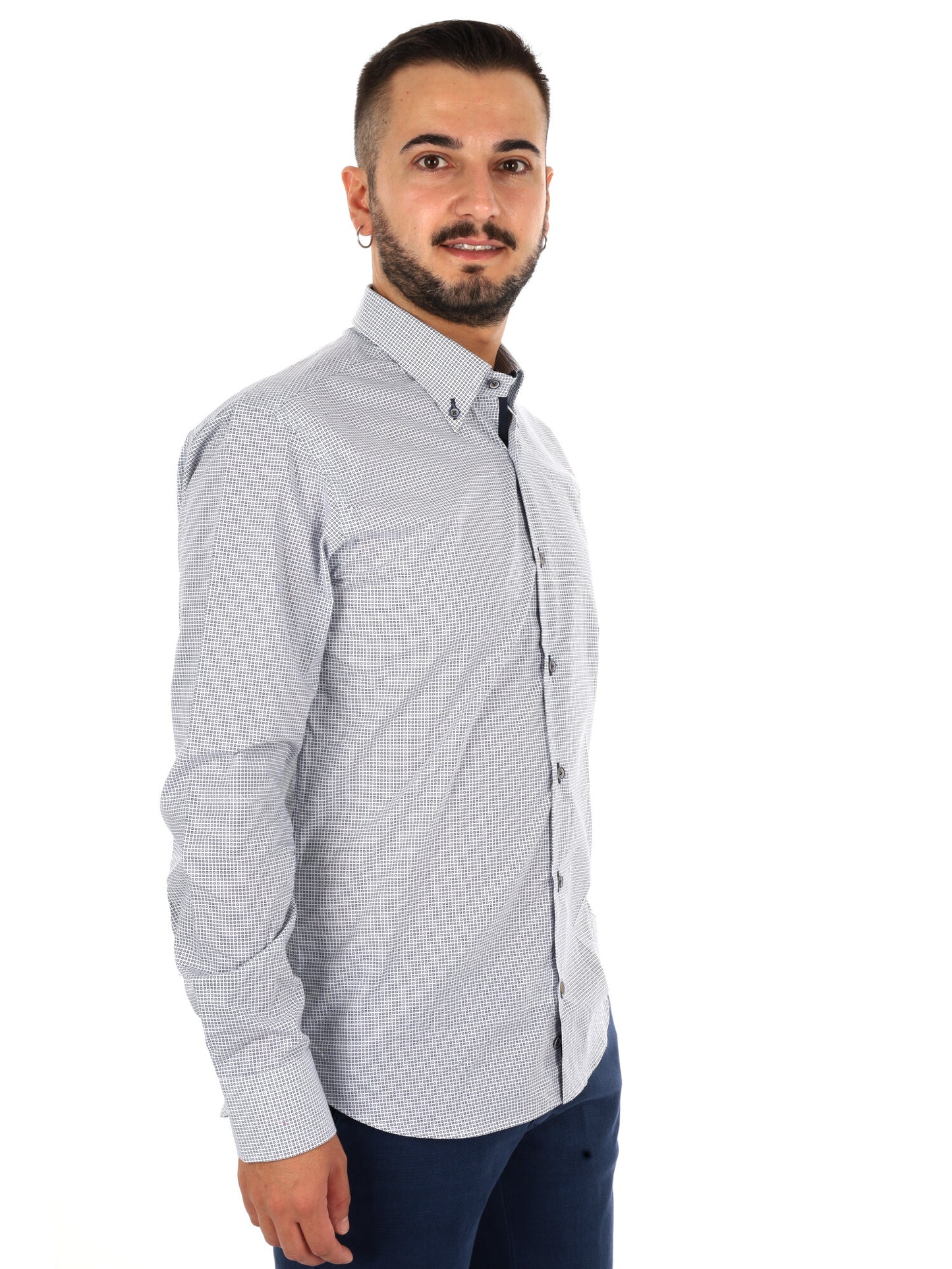 Fb Parigi 5, camicia da uomo multicolore