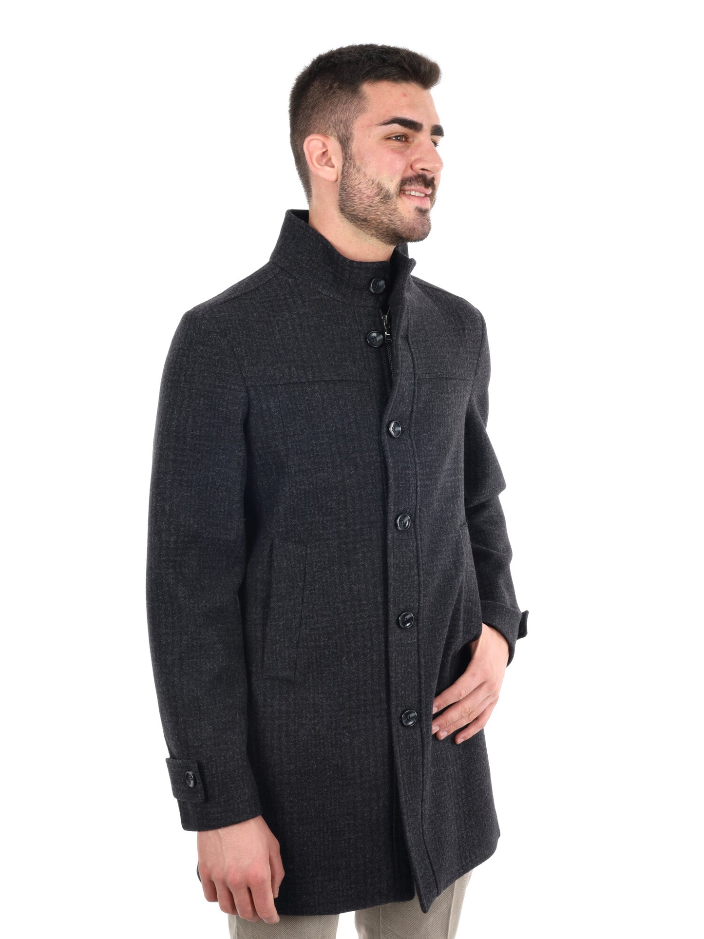 CAPPOTTO PAVESINO FB DA UOMO GRIGIO