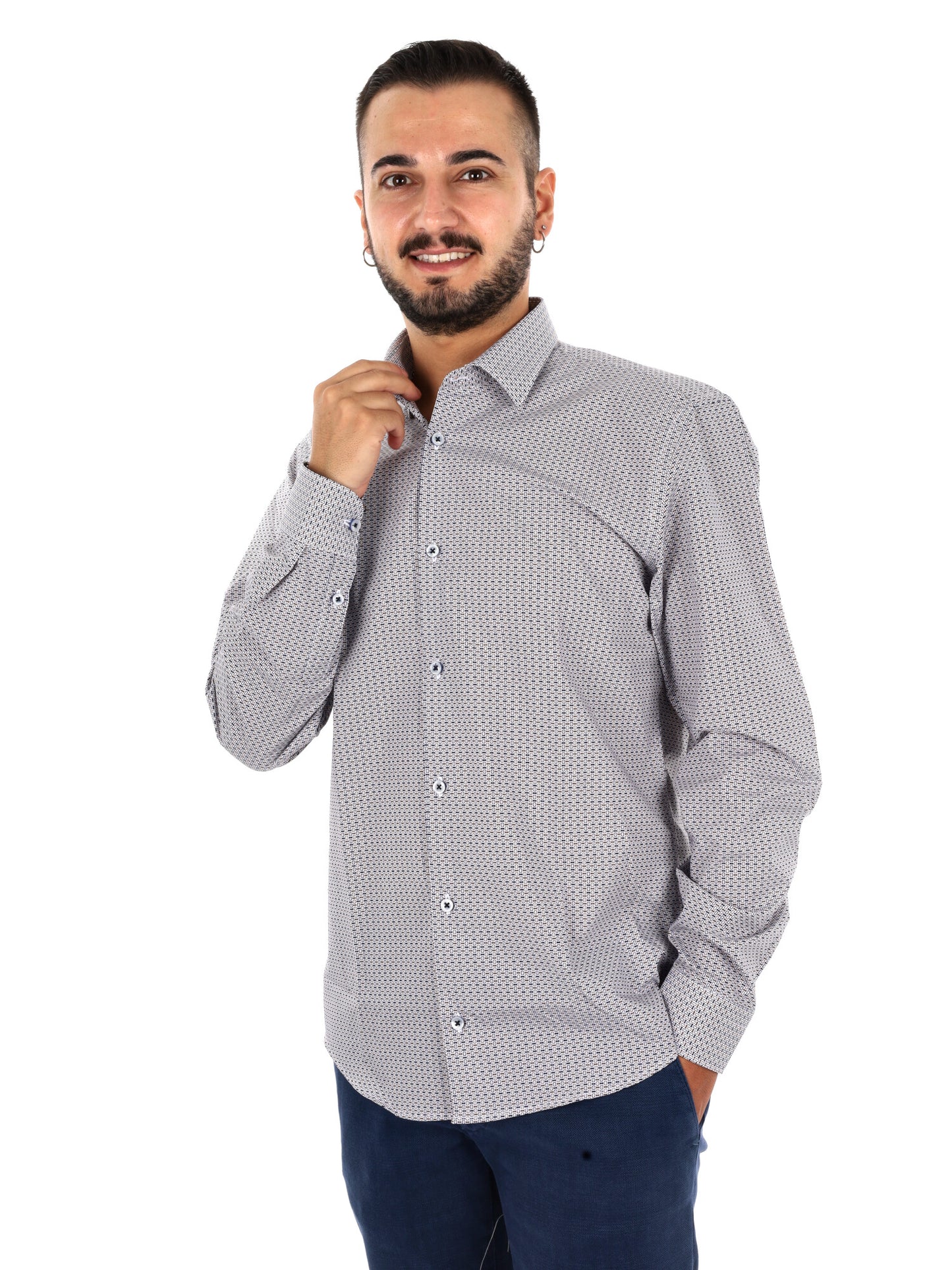 Fb Pentax 22, camicia da uomo multicolore