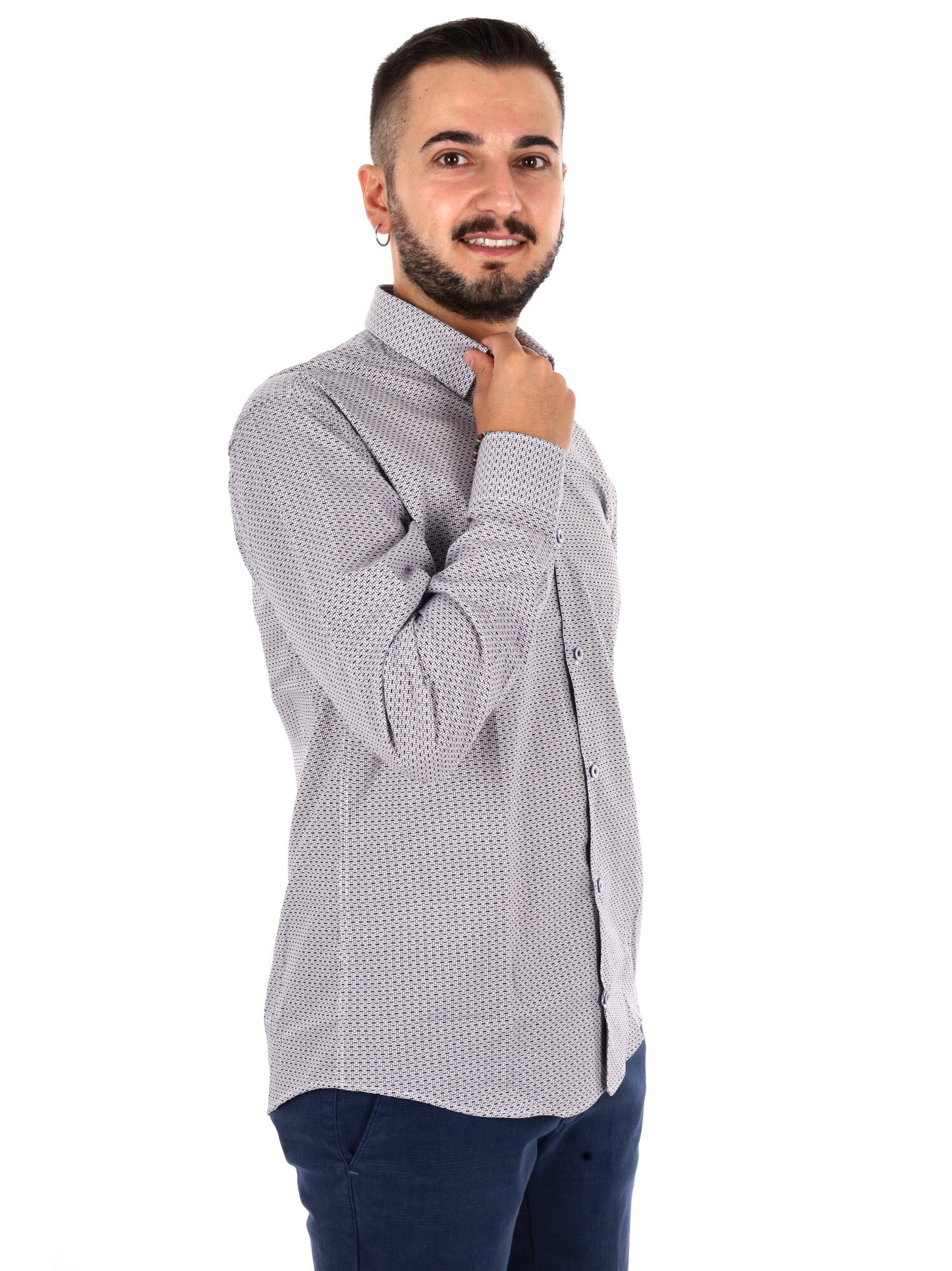 Fb Pentax 22, camicia da uomo multicolore