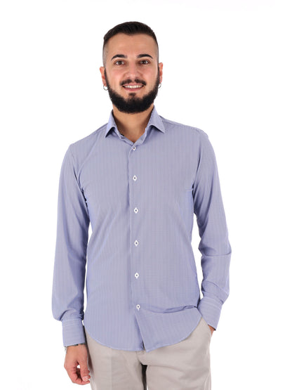 Camicia tecnica FB Perform Print 62 con stampa multicolore da uomo