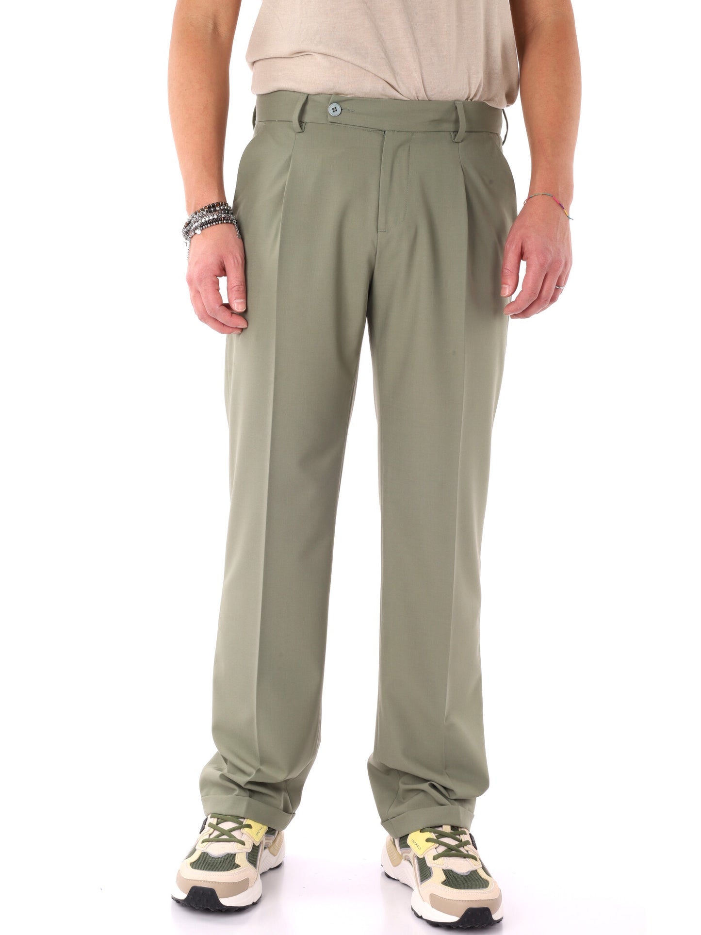 Pantaloni casual uomo Pietro Catena Salvi con vestibilità loose fit