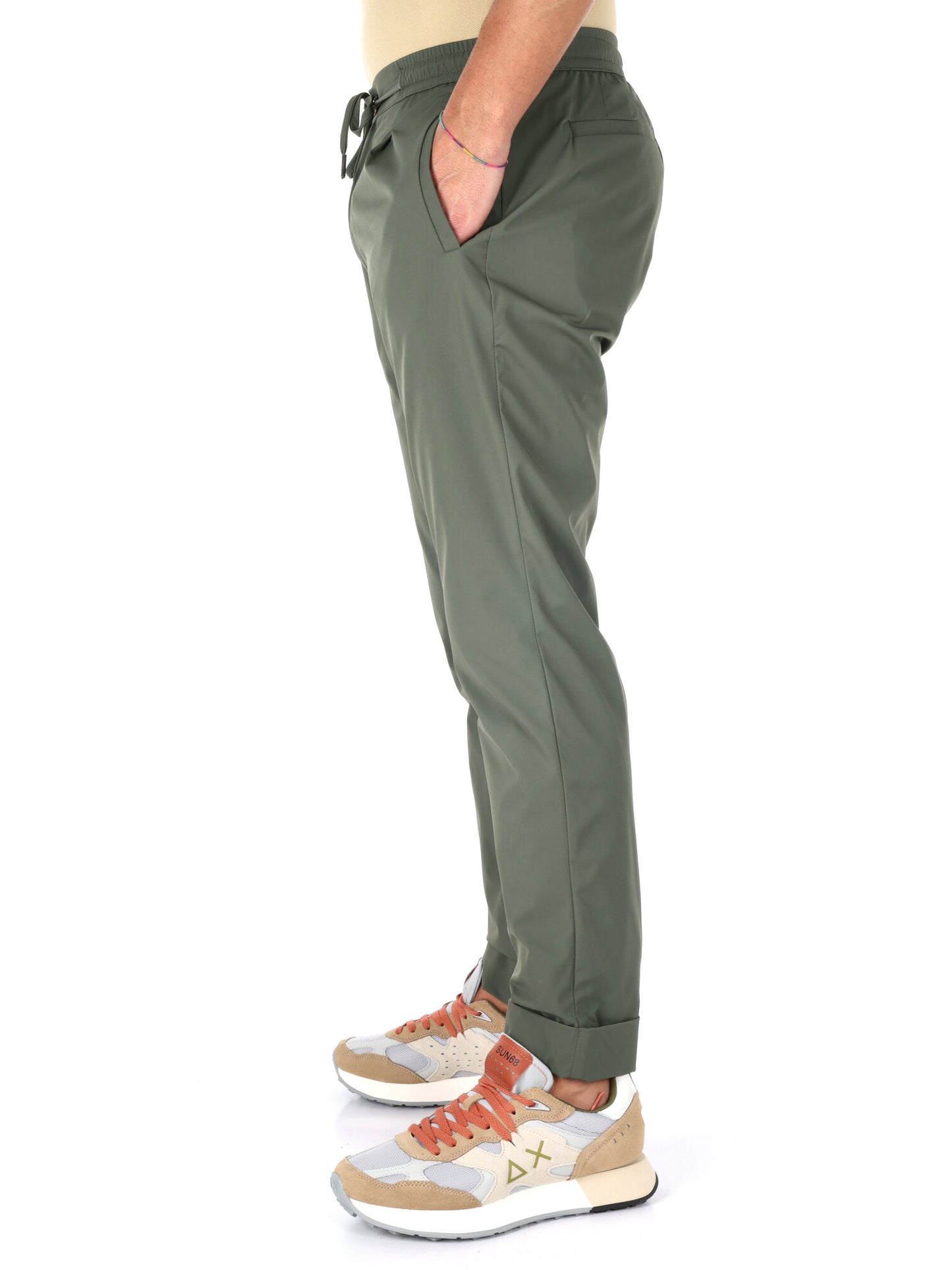 Pantaloni Pirelli Milit da uomo in verde per un look casual e versatile