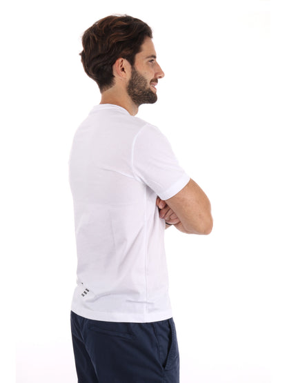 T-SHIRT CORE IDENTITY EA7 EMPORIO ARMANI UOMO BIANCO