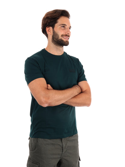 T-SHIRT CORE IDENTITY EA7 EMPORIO ARMANI UOMO VERDE SCURO