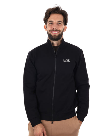 FELPA TRAIN CORE EA7 EMPORIO ARMANI 7 DA UOMO NERO