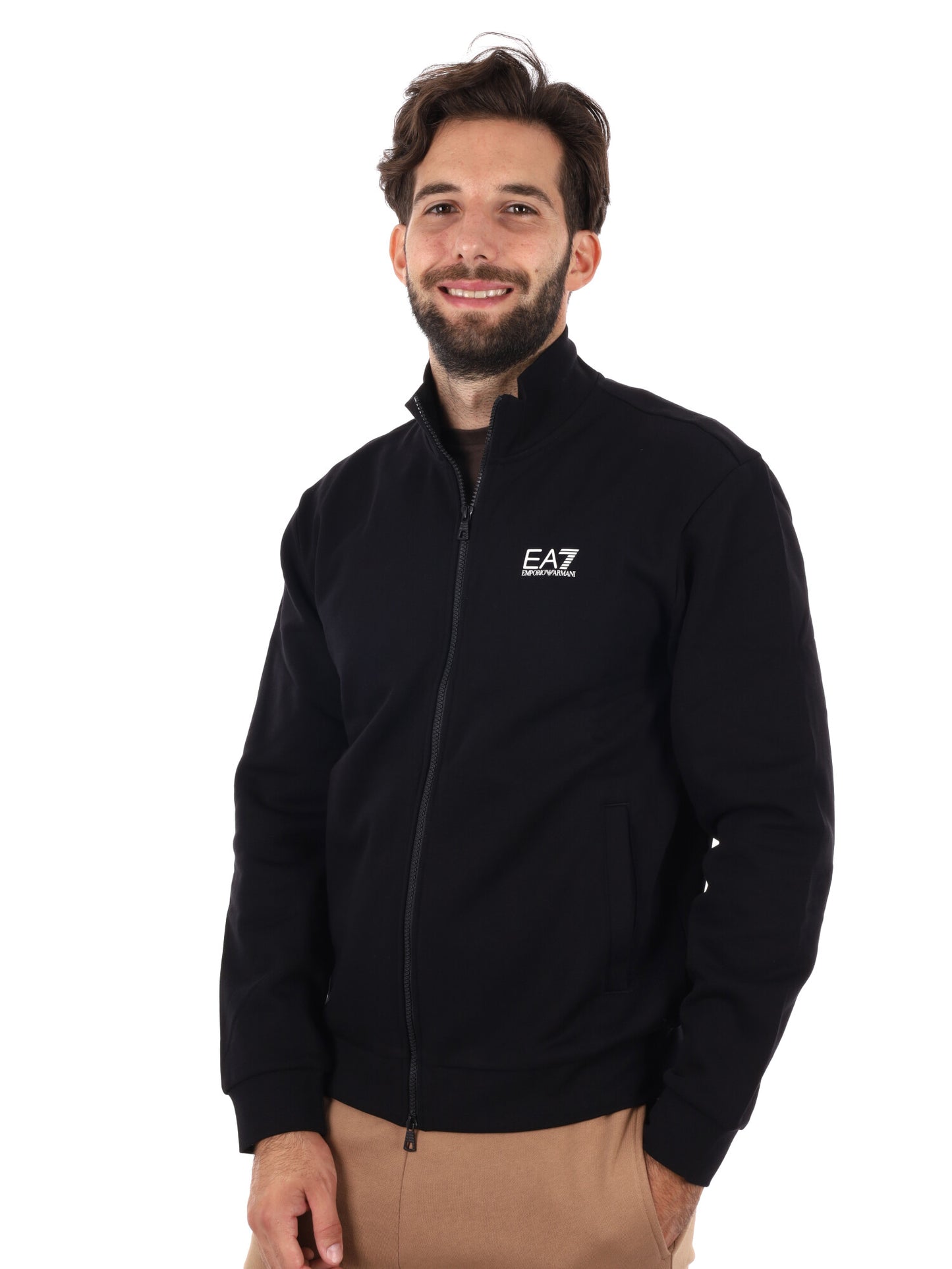 FELPA TRAIN CORE EA7 EMPORIO ARMANI 7 DA UOMO NERO