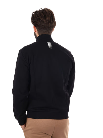 FELPA TRAIN CORE EA7 EMPORIO ARMANI 7 DA UOMO NERO