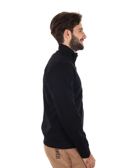 FELPA TRAIN CORE EA7 EMPORIO ARMANI 7 DA UOMO NERO