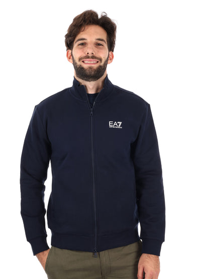 FELPA TRAIN CORE EA7 EMPORIO ARMANI 7 DA UOMO BLU