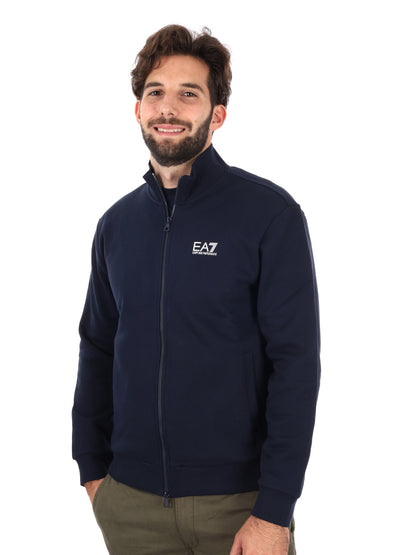 FELPA TRAIN CORE EA7 EMPORIO ARMANI 7 DA UOMO BLU