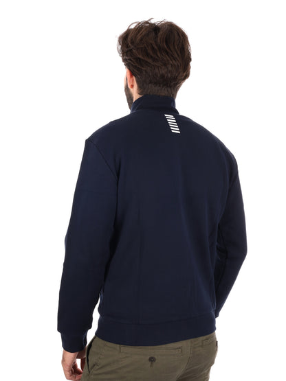 FELPA TRAIN CORE EA7 EMPORIO ARMANI 7 DA UOMO BLU