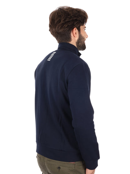 FELPA TRAIN CORE EA7 EMPORIO ARMANI 7 DA UOMO BLU