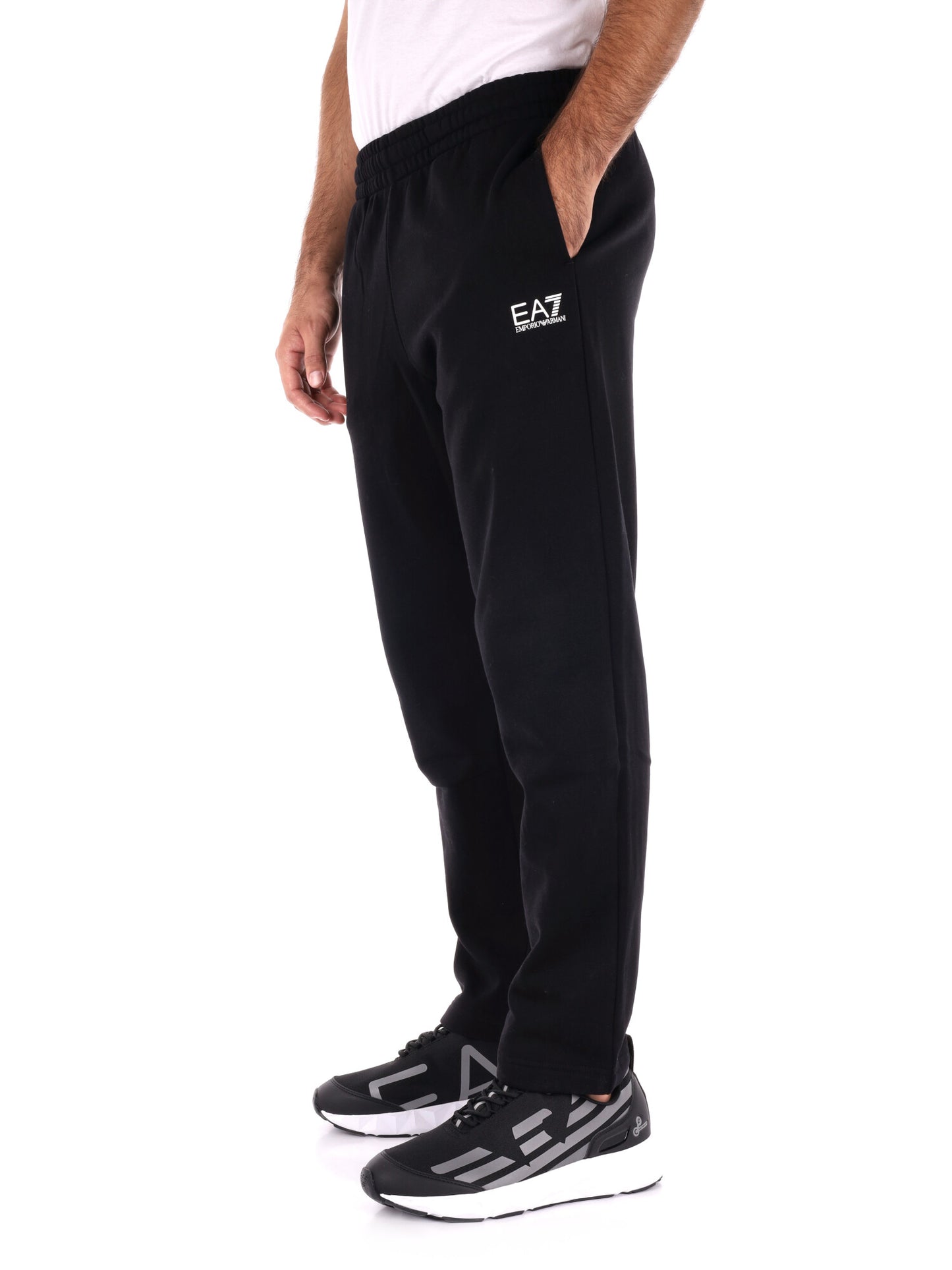 PANTALONE TRAIN CORE EA7 EMPORIOA RMANI DA UOMO NERO