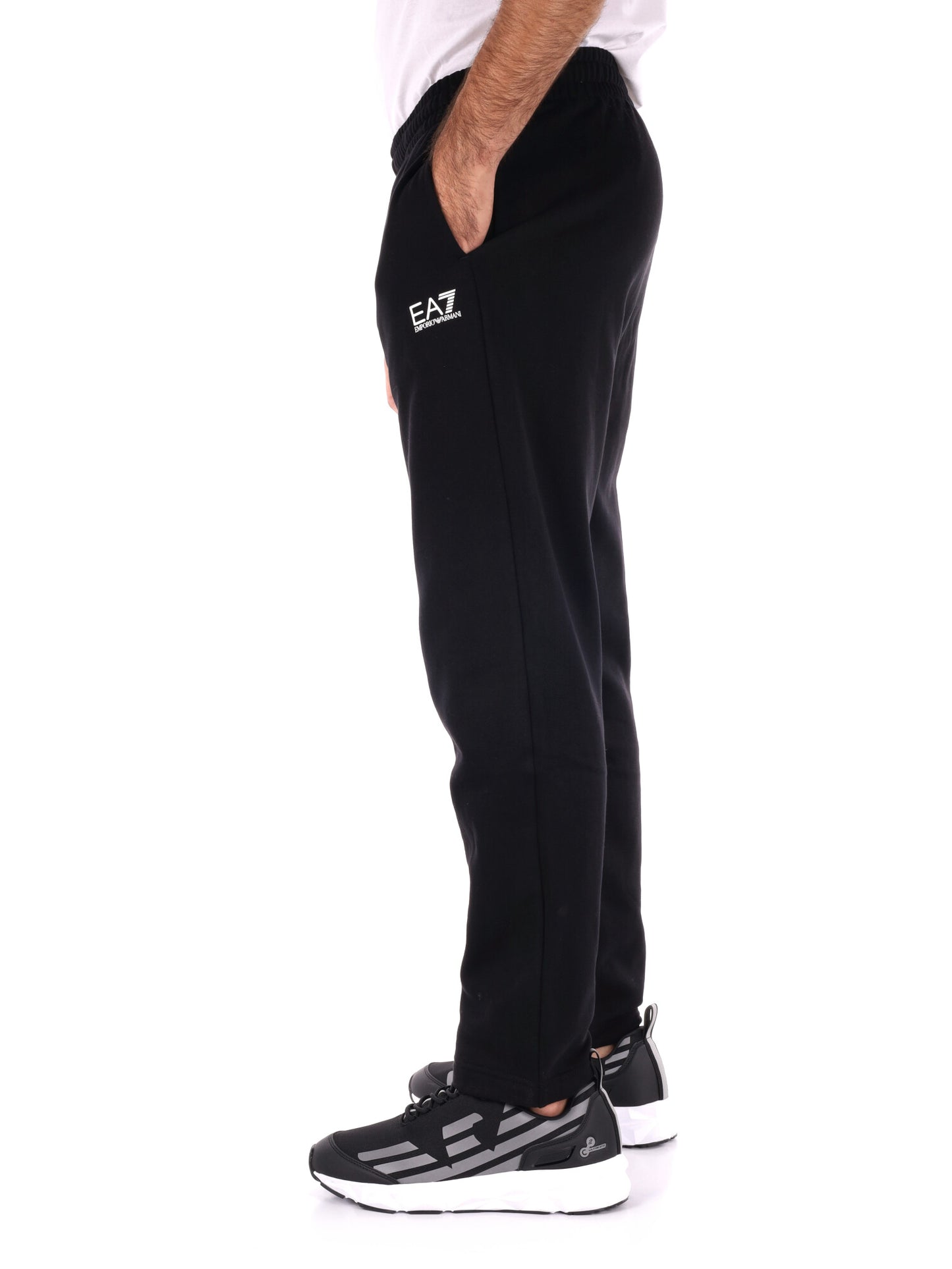 PANTALONE TRAIN CORE EA7 EMPORIOA RMANI DA UOMO NERO