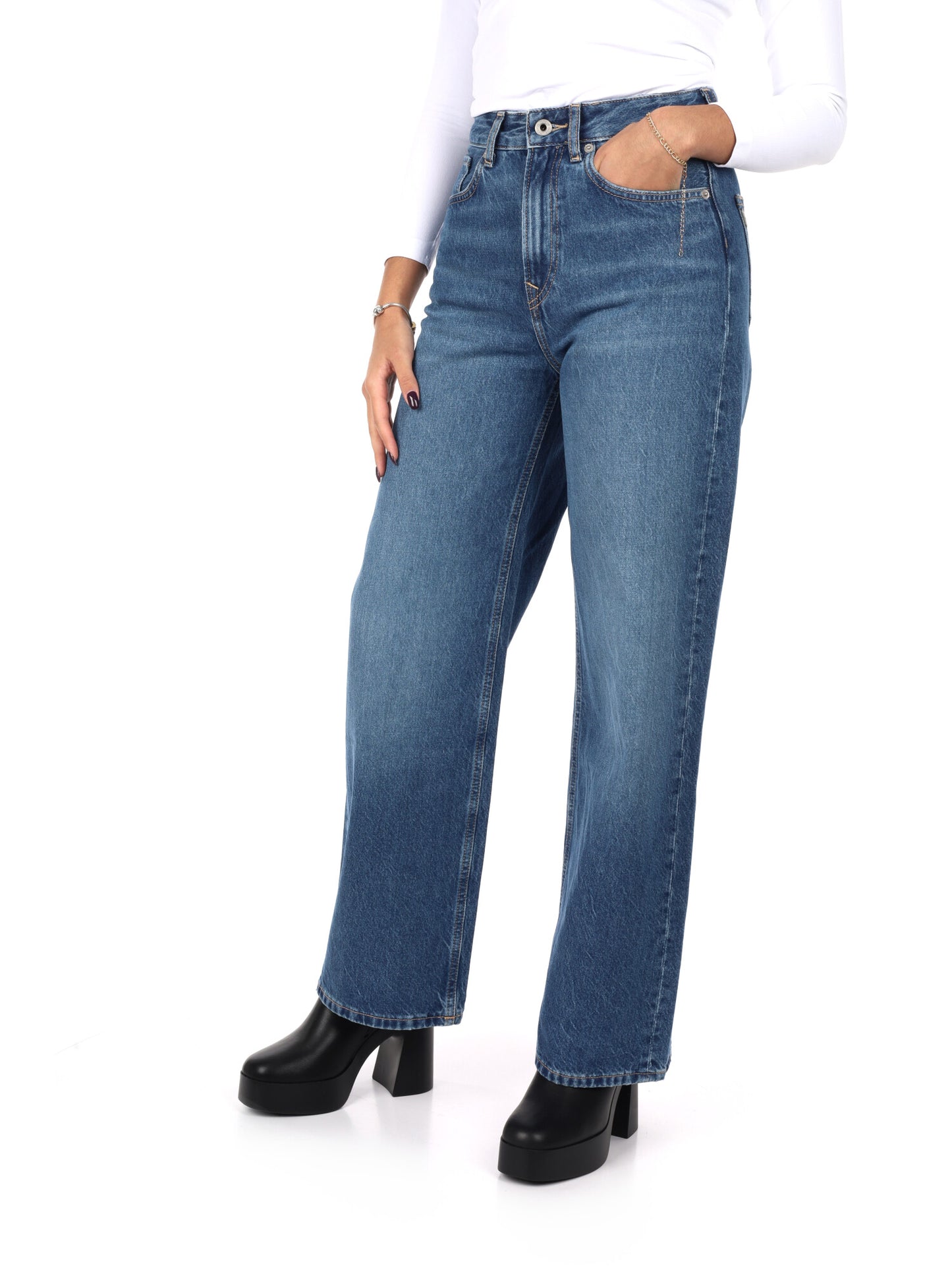 DENIM LEXA PEPE JEANS DA DONNA BLU DENIM