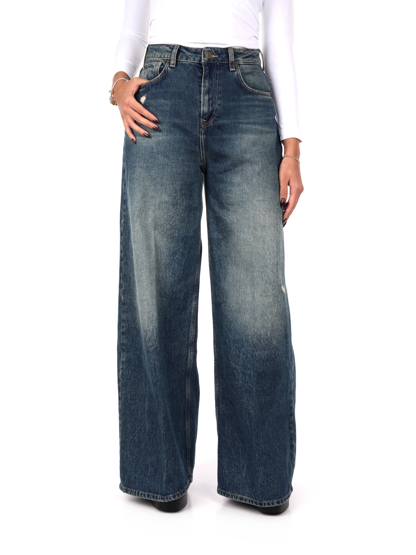 DENIM WIDE LEG PEPE JEANS DA DONNA