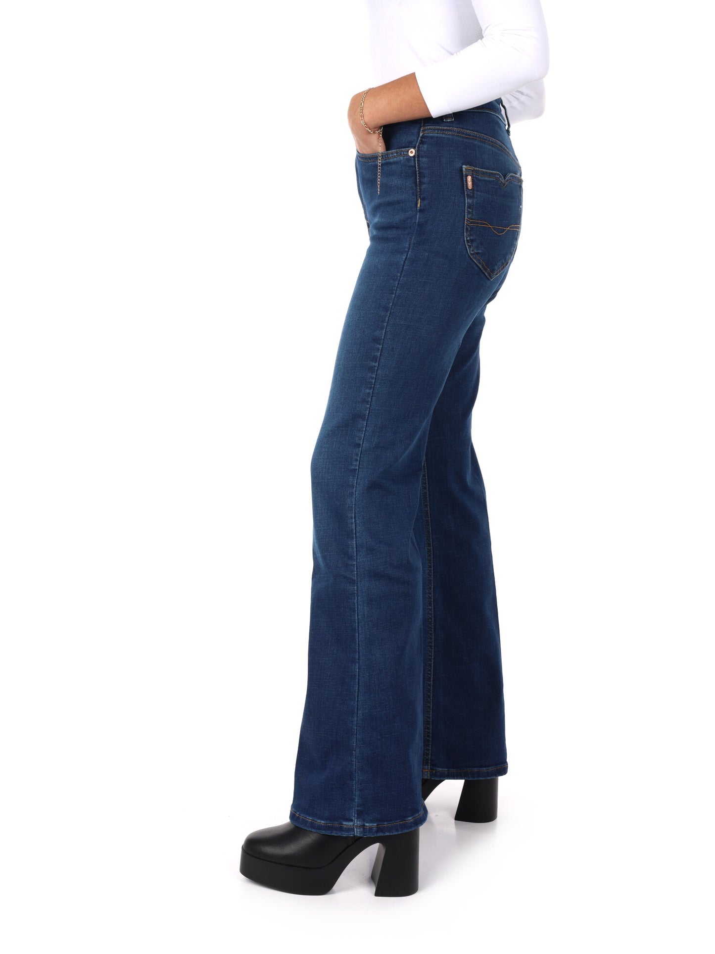 DENIM FLARE HW PEPE JEANS DA DONNA BLU JEANS