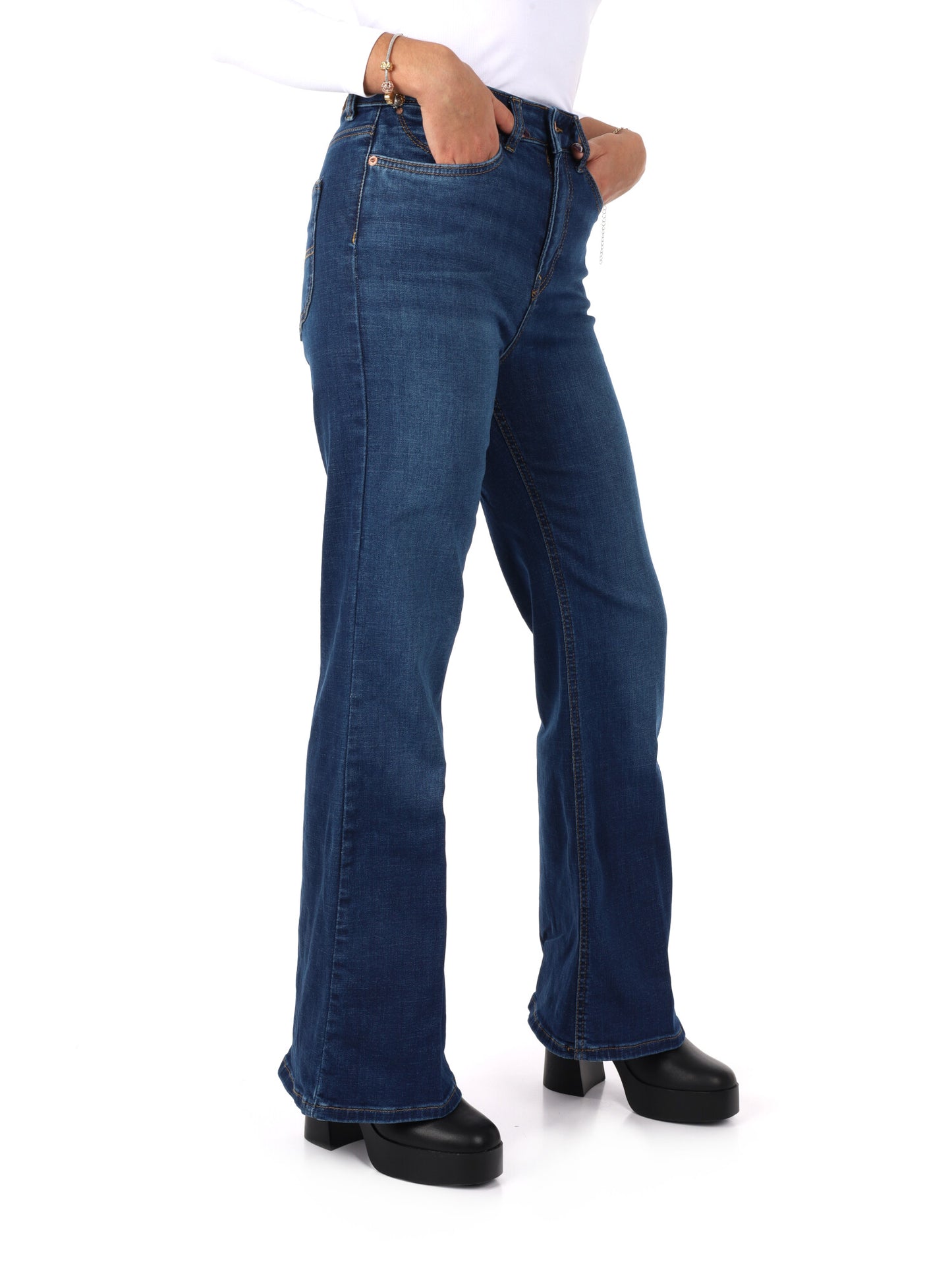 DENIM FLARE HW PEPE JEANS DA DONNA BLU JEANS