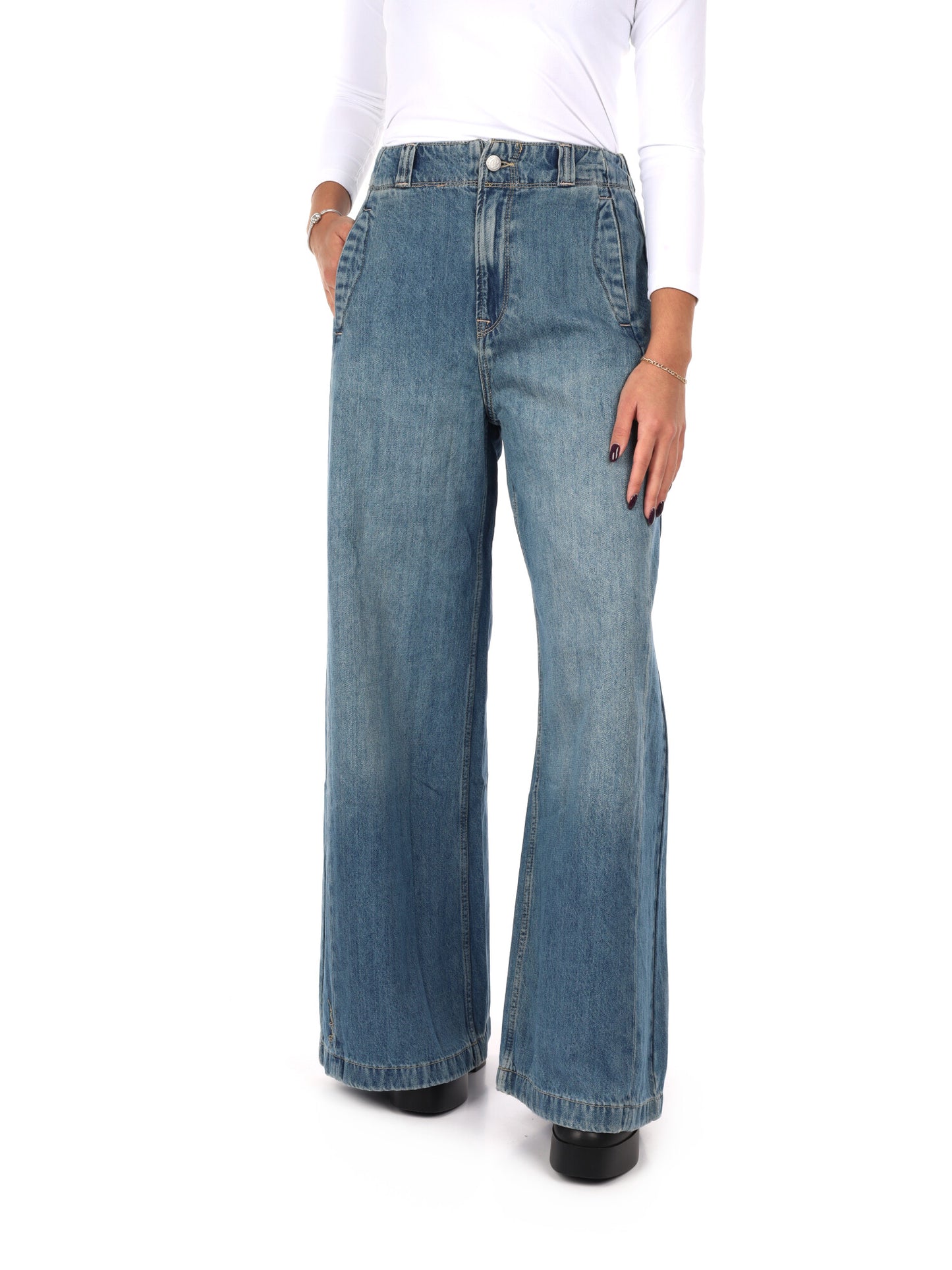DENIM TAILOR WIDE LEG PEPE JEANS DA DONNA LIGHT JENAS