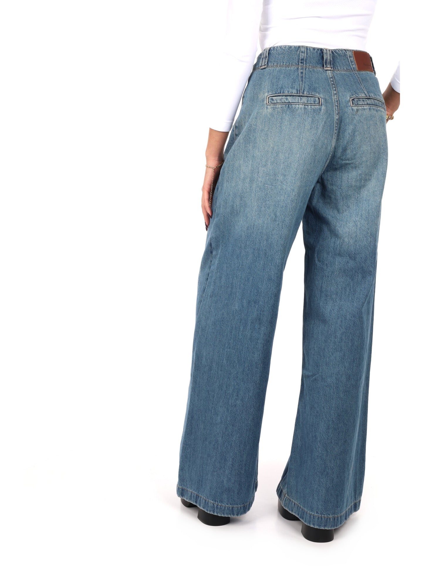 DENIM TAILOR WIDE LEG PEPE JEANS DA DONNA LIGHT JENAS