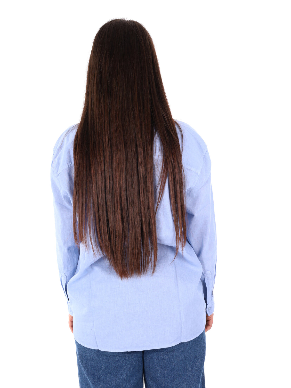 Pepe jeans bernadett camicia da donna celeste