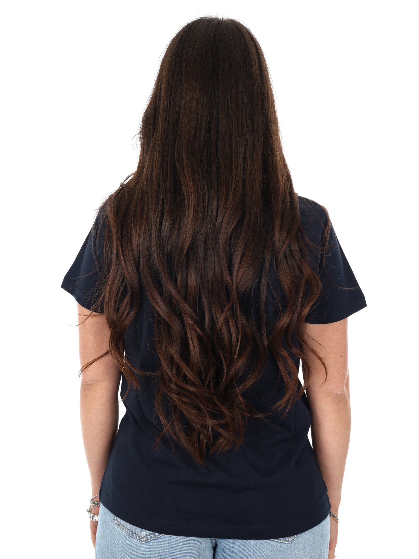 Pepe Jeans Mae V, t-shirt donna a maniche corte blu
