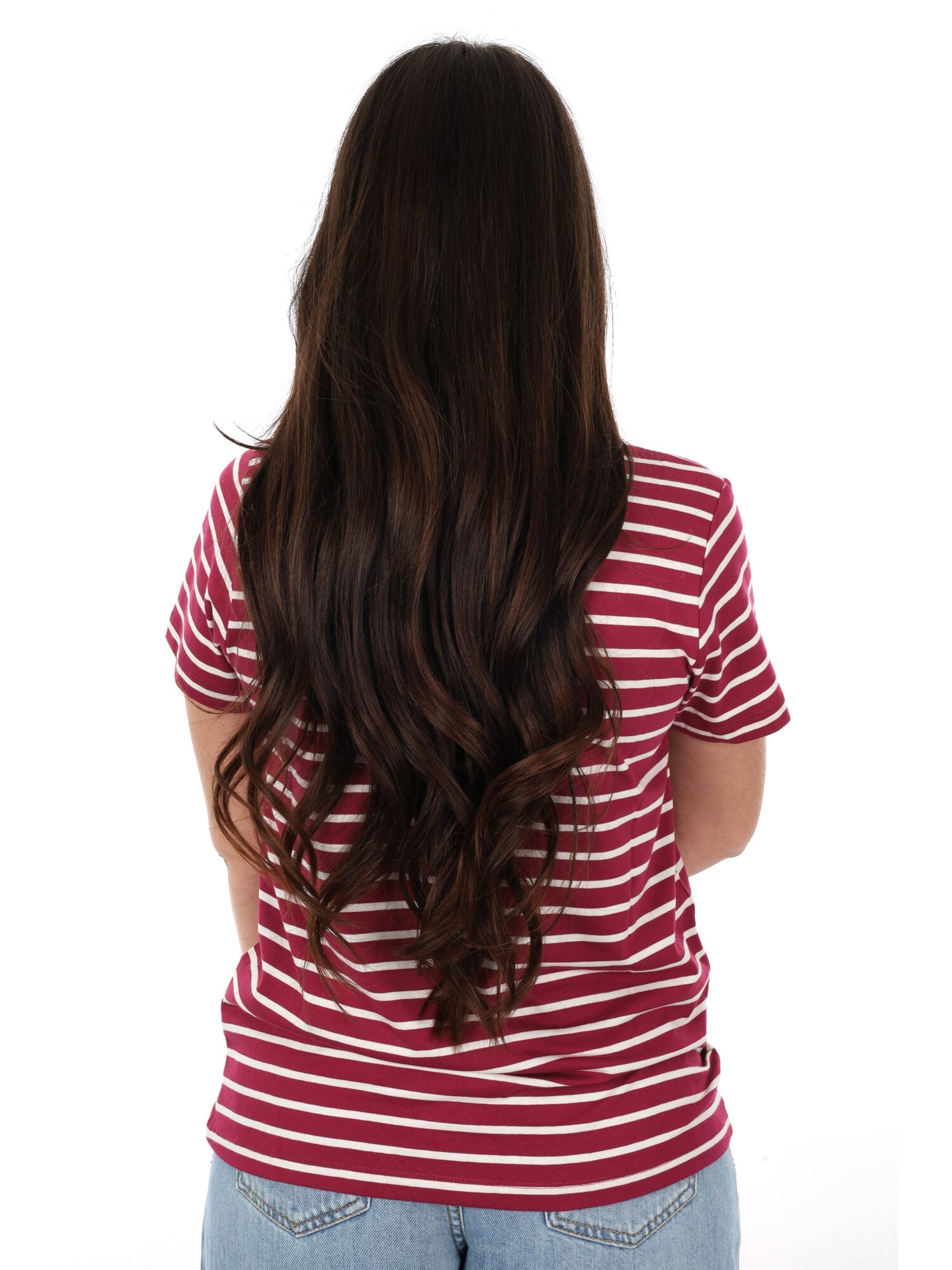 Pepe Jeans Mae, t-shirt donna rossa a maniche corte in cotone