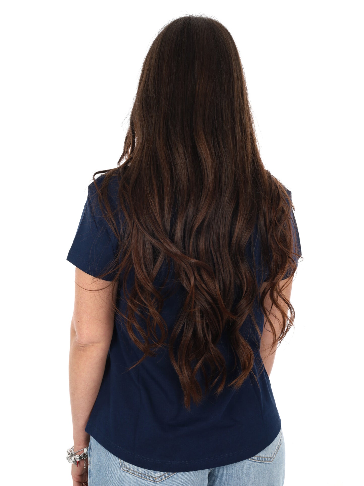 T-shirt Mahina Pepe Jeans donna in cotone blu
