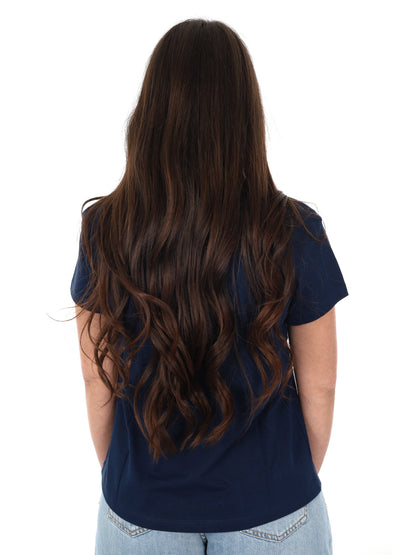 T-shirt Mahina Pepe Jeans donna in cotone blu