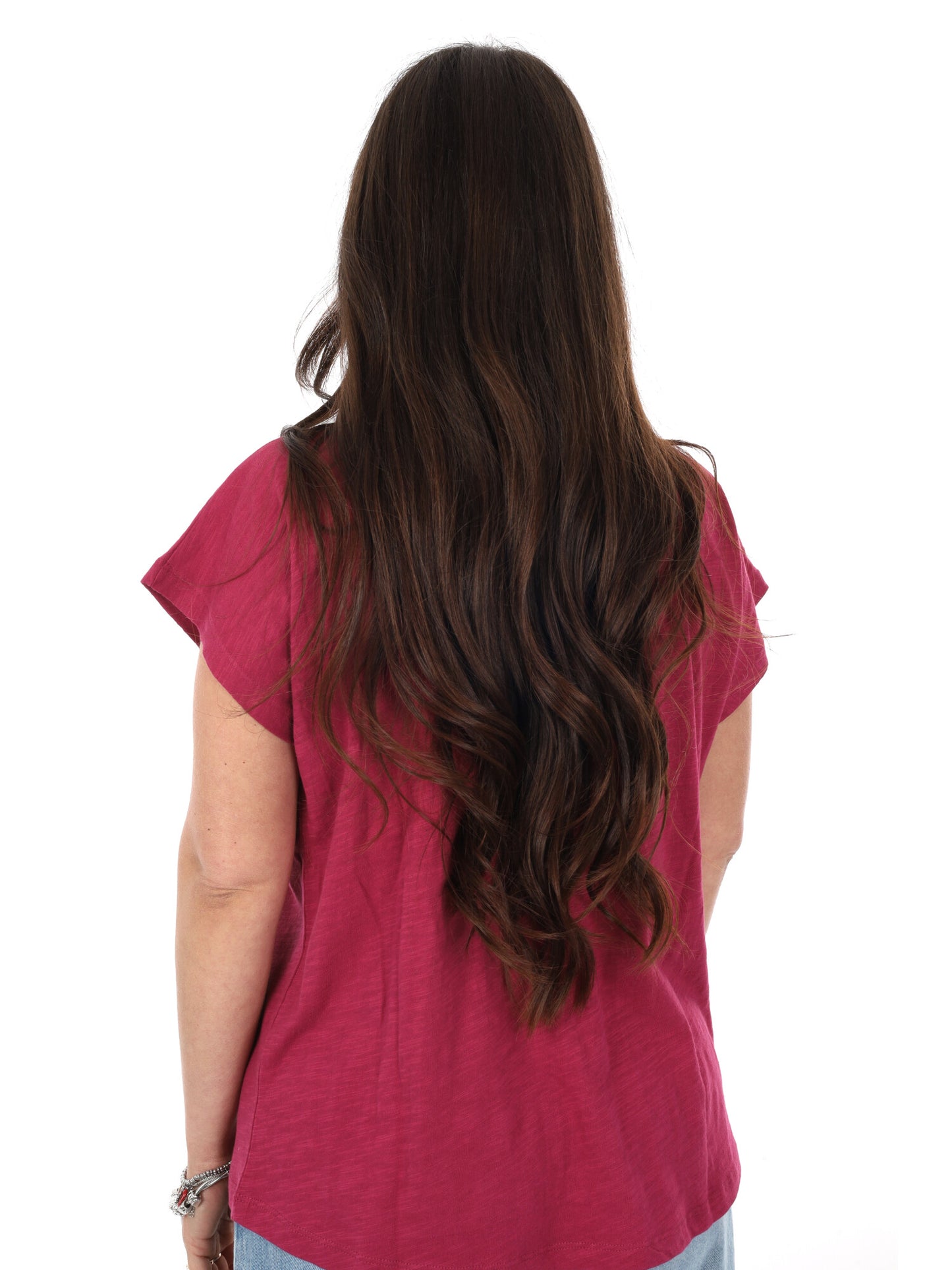T-shirt Mila Pepe Jeans da donna rossa, essenziale e versatile