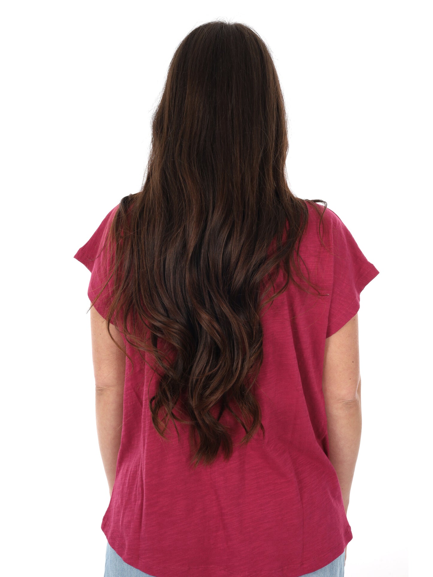 T-shirt Mila Pepe Jeans da donna rossa, essenziale e versatile