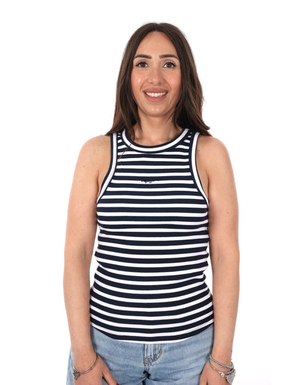 Canotta Pepe Jeans Marian multicolore da donna per la primavera-estate