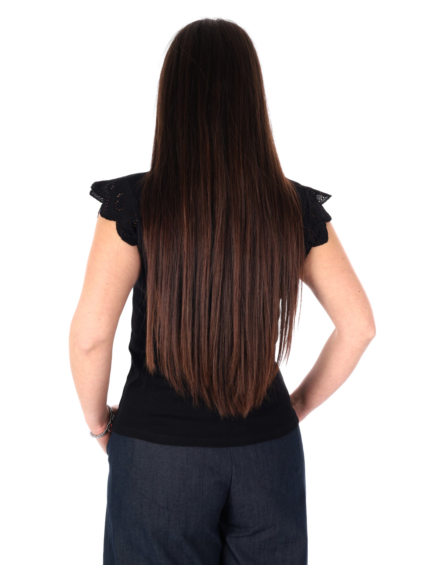 Pepe Jeans Mireya, t-shirt maniche corte donna nera in cotone