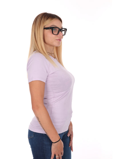 T-SHIRT CON LOGO PEPE JEANS DONNA LILLA