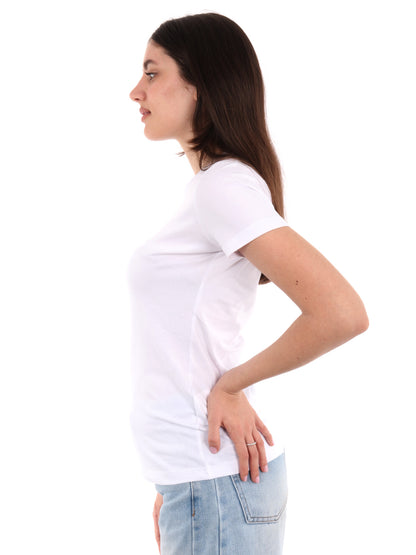 T-SHIRT CON LOGO PEPE JEANS DONNA BIANCO