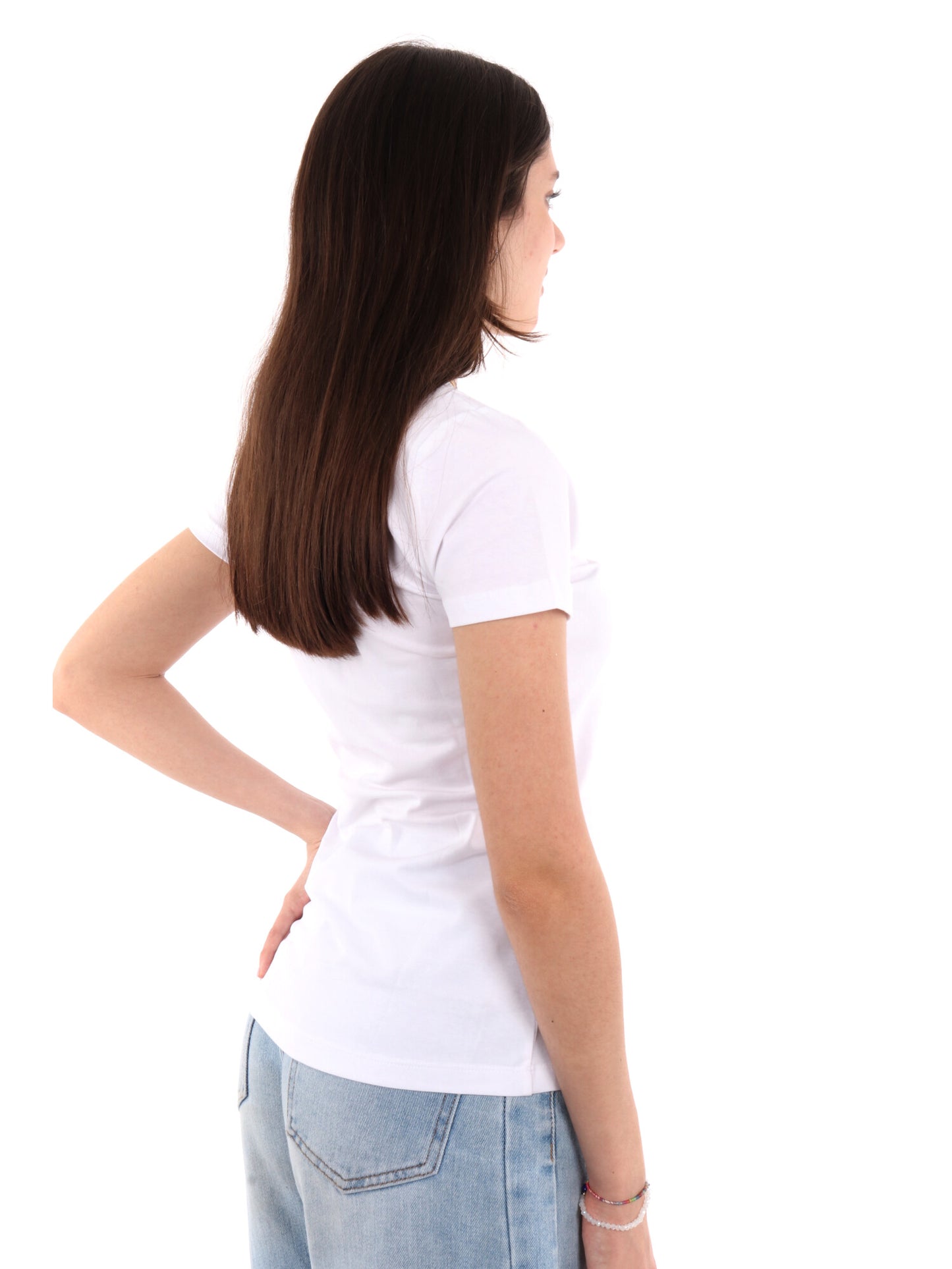 T-SHIRT CON LOGO PEPE JEANS DONNA BIANCO