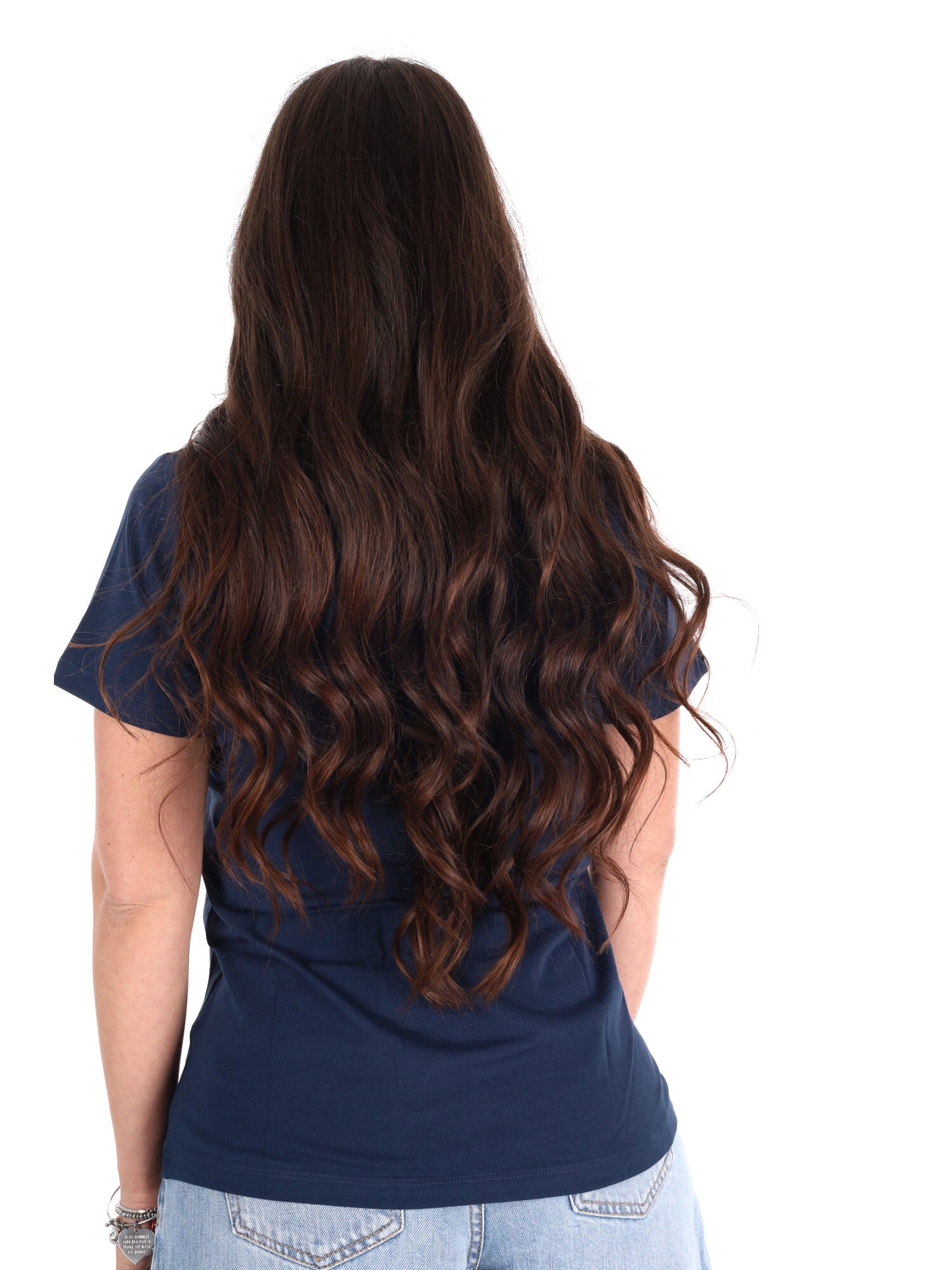Pepe Jeans New Virginia, t-shirt slim donna blu con logo