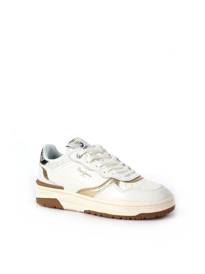 SNEAKER STRINGATA CHESTER PEPE JEANS DA DONNA BIANCO