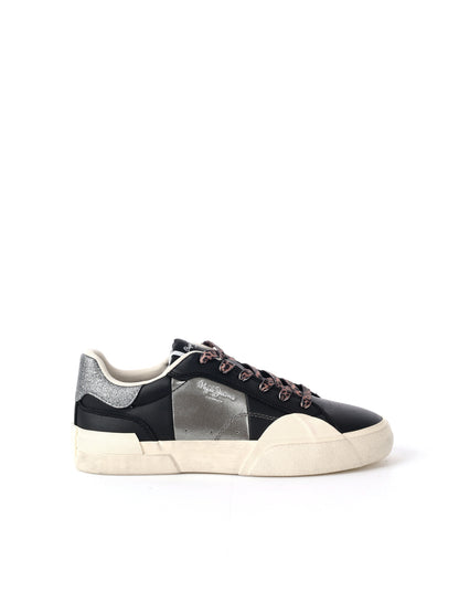 SNEAKER STRINGATA MILAN NIGHT PEPE JEANS DA DONNA NERO
