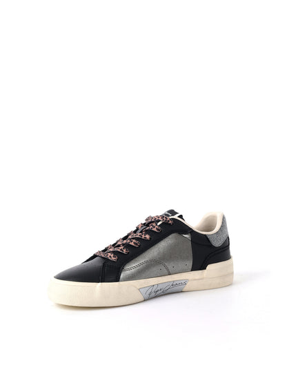 SNEAKER STRINGATA MILAN NIGHT PEPE JEANS DA DONNA NERO
