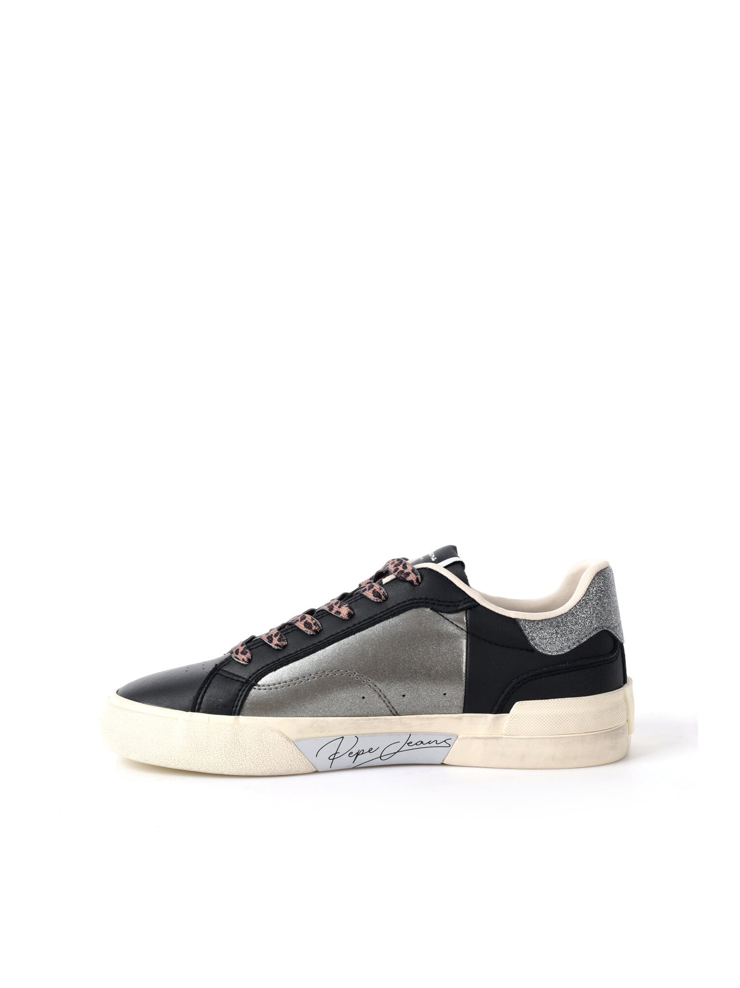 SNEAKER STRINGATA MILAN NIGHT PEPE JEANS DA DONNA NERO