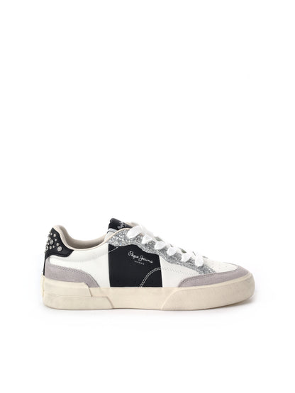 SNEAKER STRINGATA MILAN NIGHT PEPE JEANS DA DONNA BIANC
