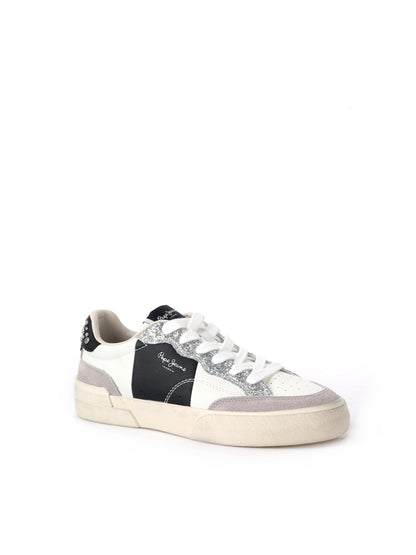 SNEAKER STRINGATA MILAN NIGHT PEPE JEANS DA DONNA BIANC