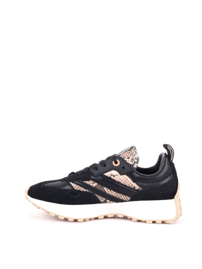 SNEAKER STRINGATA LUCKY FEN PEPE JEANS DA DONNA NERO