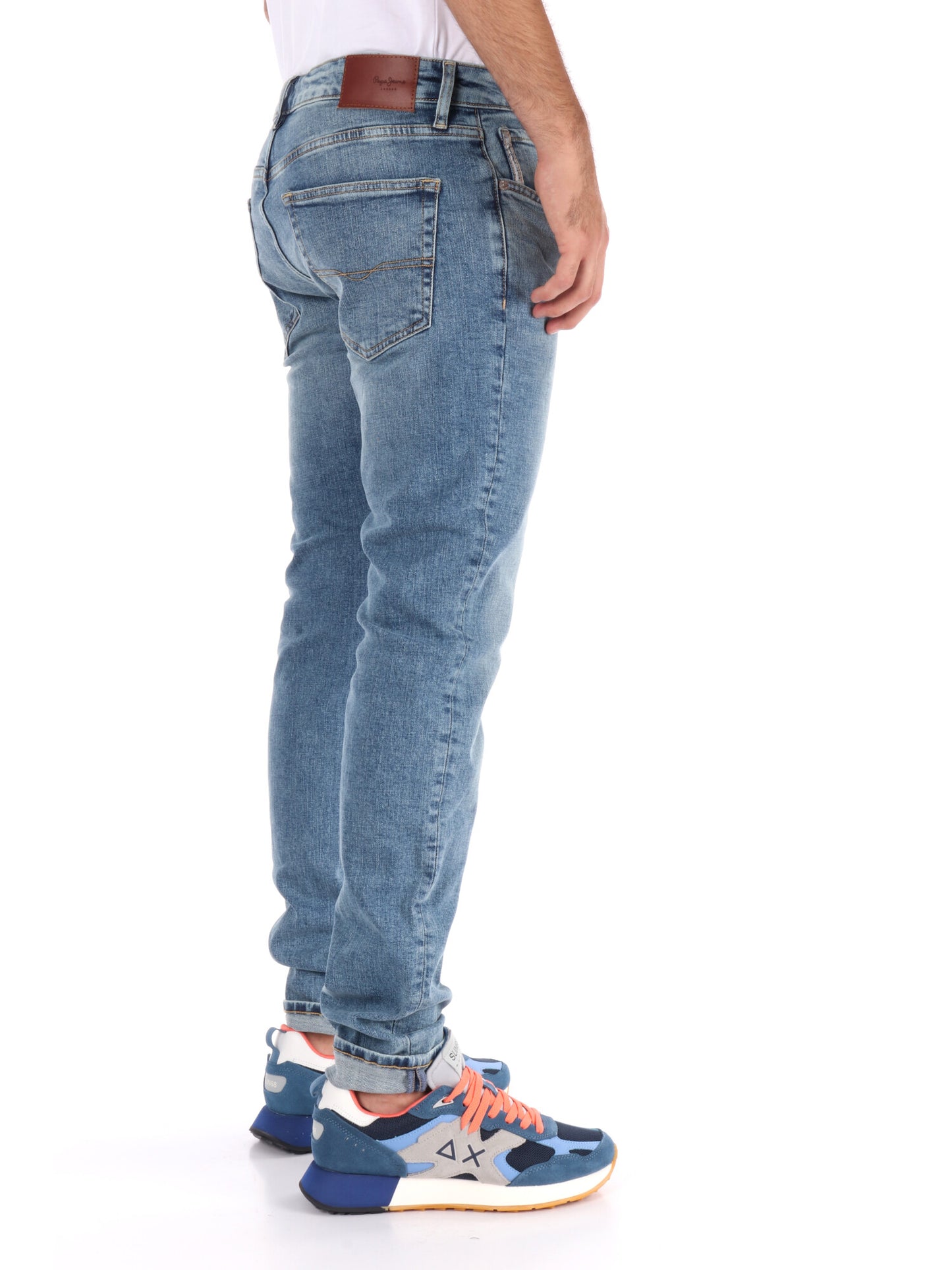 JEANS STANLEY PEPE JEANS DA UOMO DENIM CHIARO