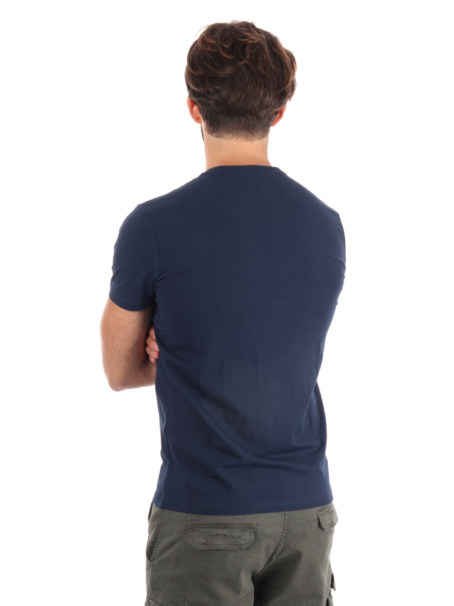 T-SHIRT SLIM FIT CON LOGO PEPE JEANS DA UOMO BLU