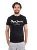 t-shirt-slim-fit-con-logo-pepe-jeans-da-uomo-nero
