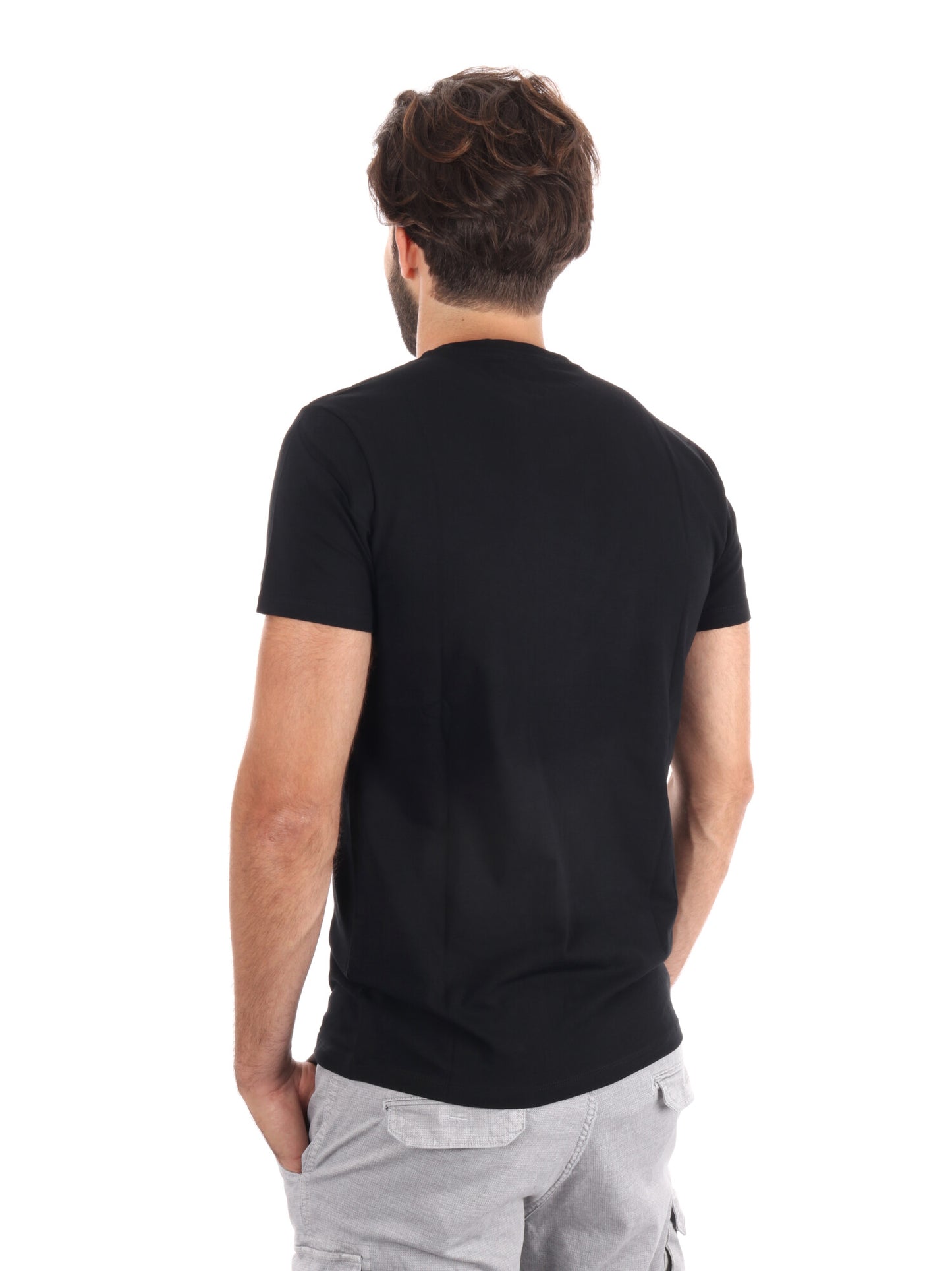 T-SHIRT SLIM FIT CON LOGO PEPE JEANS DA UOMO NERO
